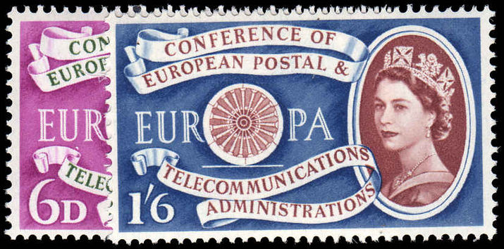 1960 1st Anniv of European Postal and Telecommunications Conference unmounted mint.