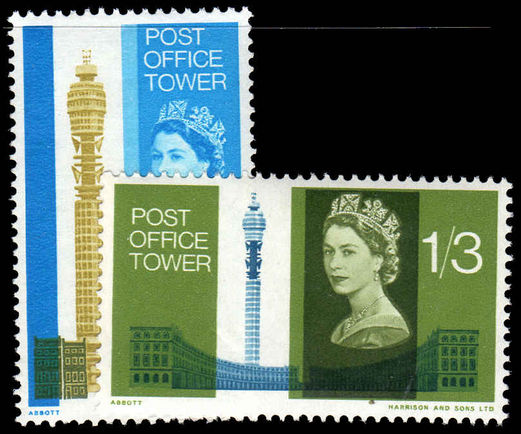 1965 Opening of Post Office Tower unmounted mint.