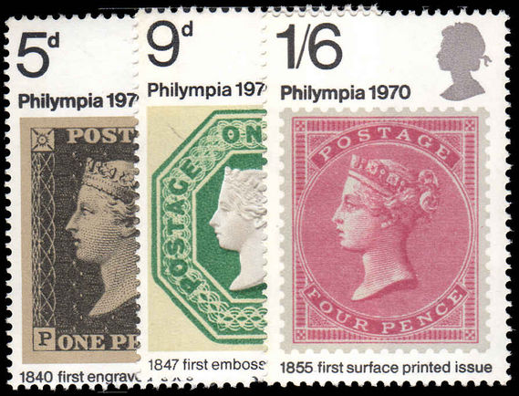 1970 Philympia 70 Stamp Exhibition unmounted mint.