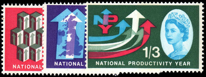 1962 National Productivity Year phosphor unmounted mint.