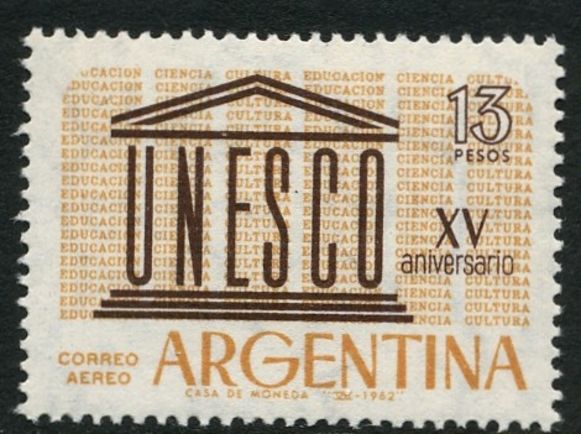 Argentina 1962 UNESCO unmounted mint.