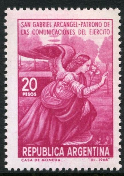 Argentina 1968 St Gabriel unmounted mint.