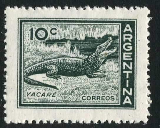 Argentina 1959 10c Alligator unmounted mint.