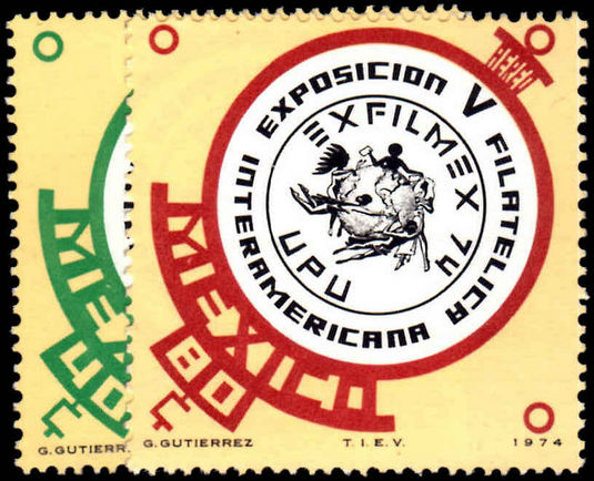 Mexico 1974 EXFILMEX unmounted mint.