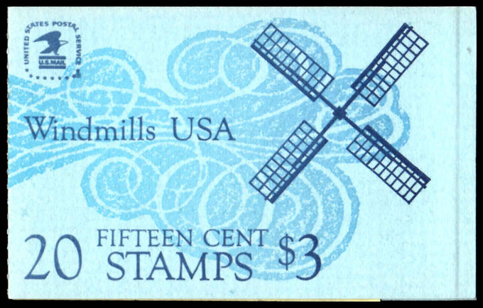 USA 1980 Windmills Complete Booklet unmounted mint.