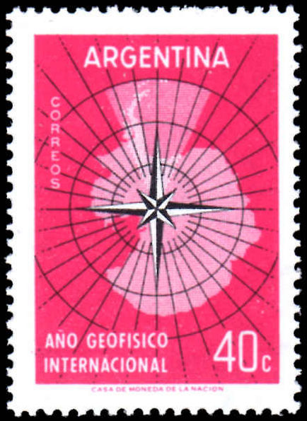 Argentina 1958 International Geophysical Year unmounted mint.