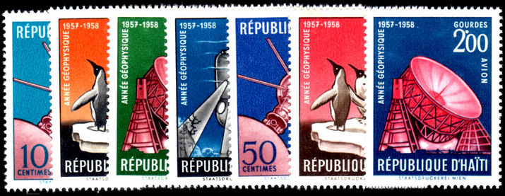 Haiti 1958 International Geophysical Year unmounted mint.