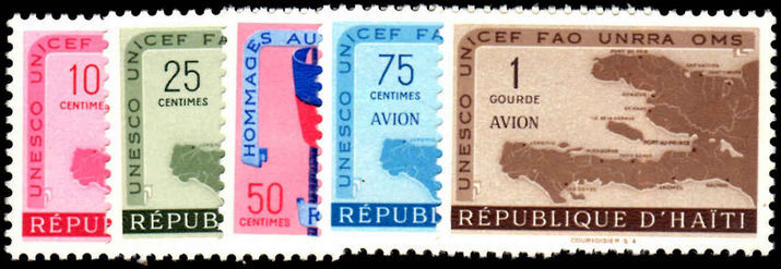 Haiti 1958 UN set lightly mounted mint.
