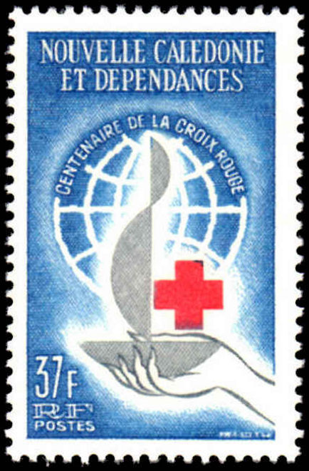 New Caledonia 1963 Red Cross unmounted mint.