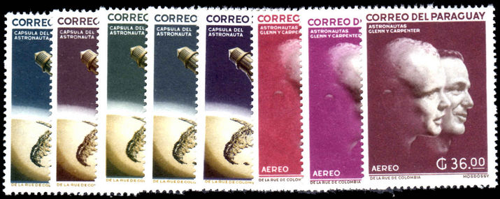 Paraguay 1962 Manned Space Exploration set unmounted mint.
