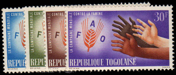 Togo 1963 Freedom From Hunger unmounted mint.