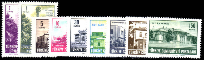 Turkey 1963 Landmarks Set unmounted mint.
