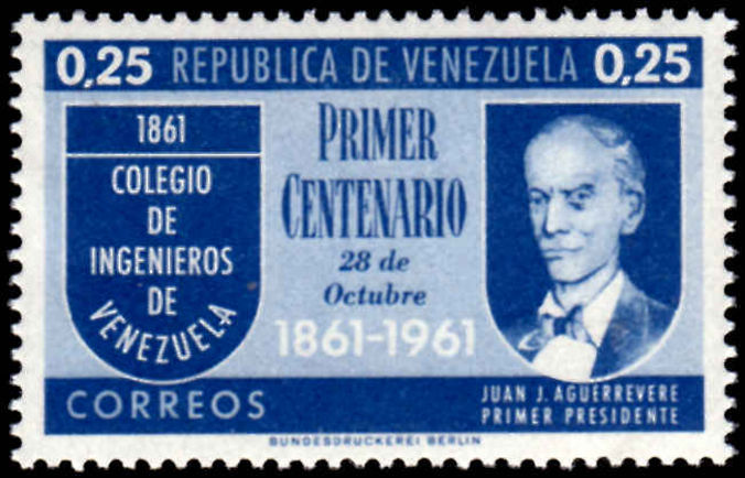 Venezuela 1961 Engineering College unmounted mint.