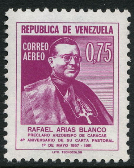 Venezuela 1962 Archbishop Blanco unmounted mint.