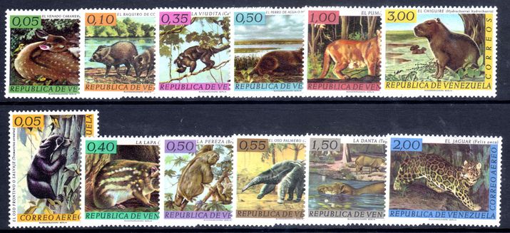 Venezuela 1963 Wild Life Animals unmounted mint.