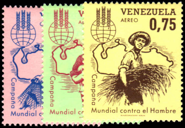 Venezuela 1963 Freedom From Hunger unmounted mint.