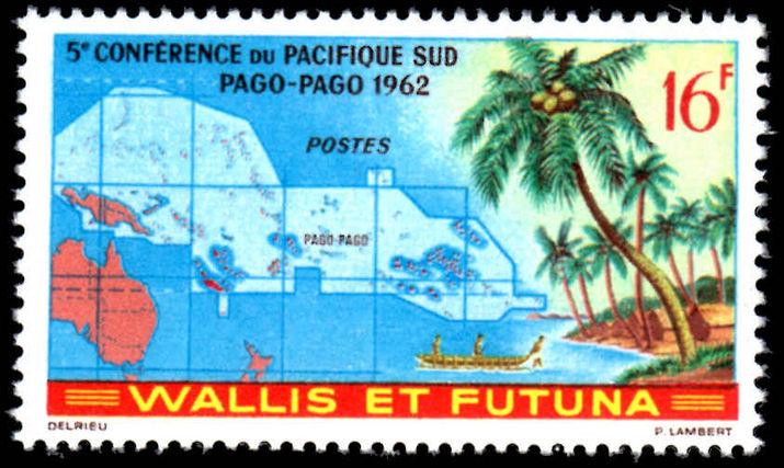 Wallis and Futuna 1962 Pago Pago Conference unmounted mint.