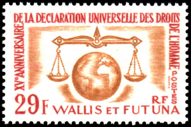 Wallis and Futuna 1963 Human Rights unmounted mint.