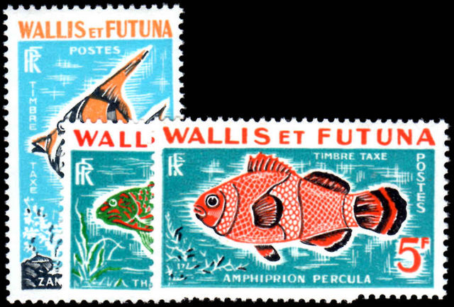 Wallis and Futuna 1963 Postage Due Fish unmounted mint.