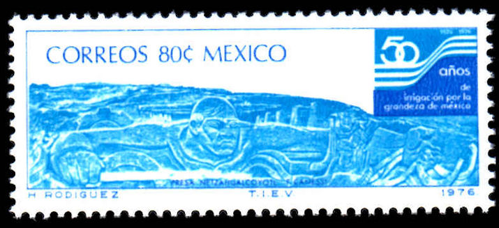 Mexico 1976 Irrigation unmounted mint.