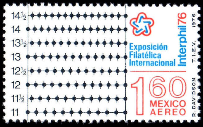 Mexico 1976 Interphil '76 International Stamp Exhibition unmounted mint.
