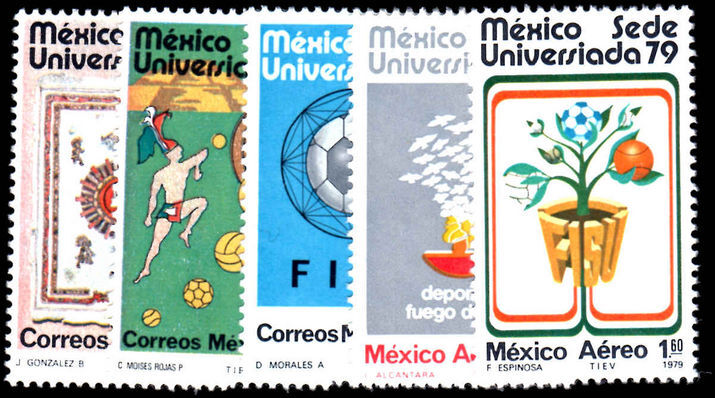 Mexico 1979 Universiada 79, Tenth World University Games (1st issue) unmounted mint.