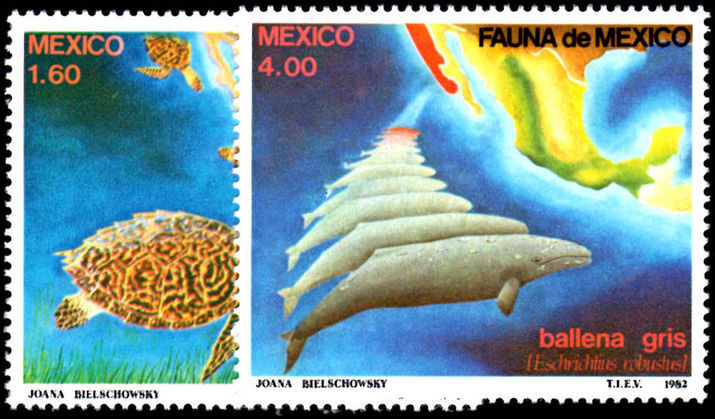 Mexico 1982 Mexican Fauna unmounted mint.
