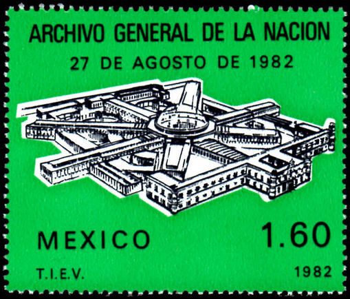 Mexico 1982 Inauguration of State Archives Building unmounted mint.