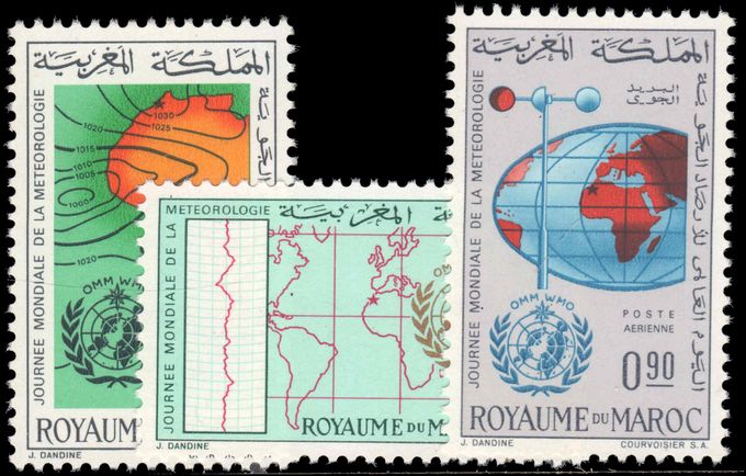 Morocco 1964 World Meteorological Day unmounted mint.