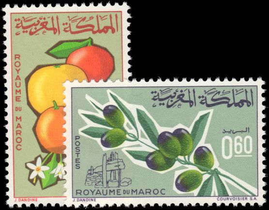Morocco 1966 Agricultural Products (2nd and 3rd issues) unmounted mint.