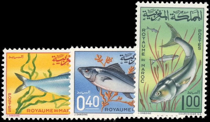 Morocco 1967 Fishes unmounted mint.