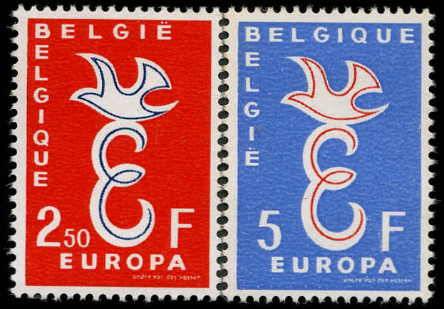 Belgium 1958 Europa unmounted mint.