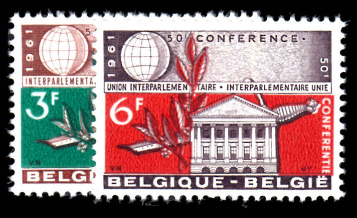 Belgium 1961 50th Interparliamentary Union unmounted mint.