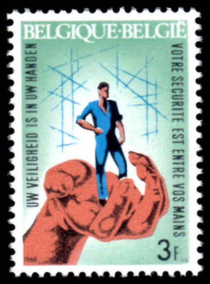 Belgium 1968 Industrial Safety unmounted mint.