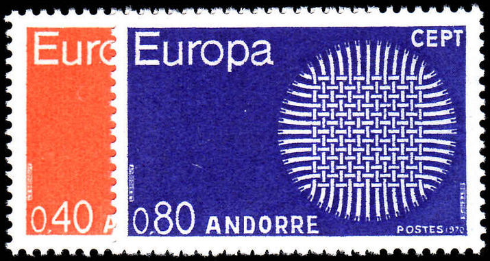 French Andorra 1970 Europa unmounted mint.