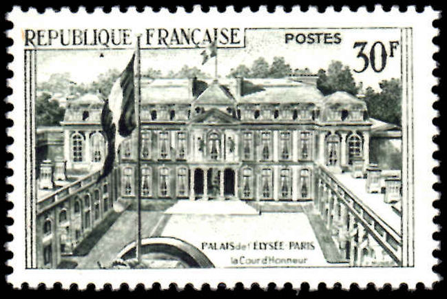 France 1959 30fr Palais de l'Elysee unmounted mint.