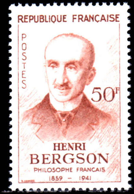 France 1959 Bergson unmounted mint.