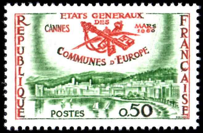 France 1960 European Mayors unmounted mint.
