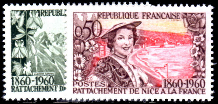 France 1960 Savoy and Nice unmounted mint.