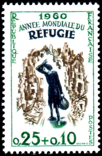 France 1960 World Refugee Year unmounted mint.