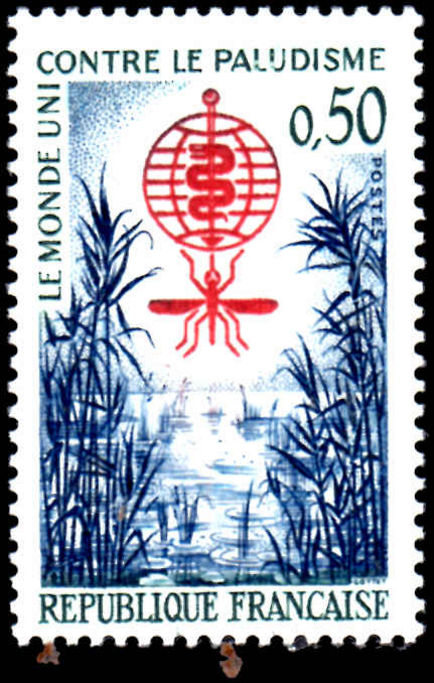 France 1962 Malaria unmounted mint.