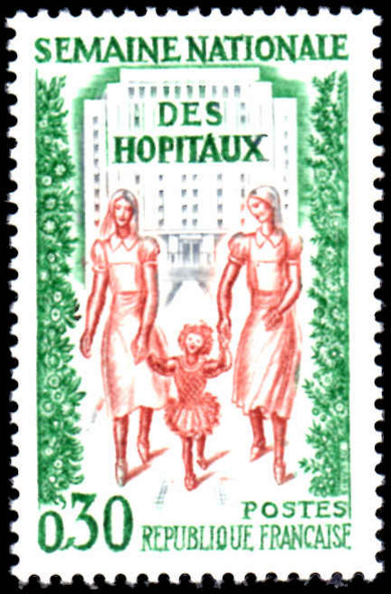 France 1962 National Hospitals Week unmounted mint.