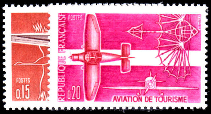 France 1962 Civil and Sports Aviation unmounted mint.