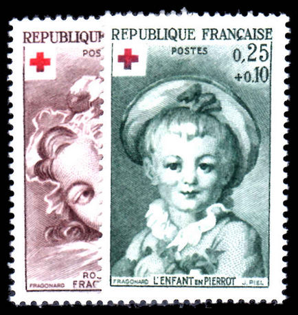 France 1962 Red Cross unmounted mint.