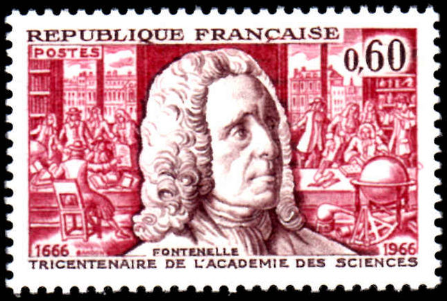 France 1966 Academy of Sciences unmounted mint.
