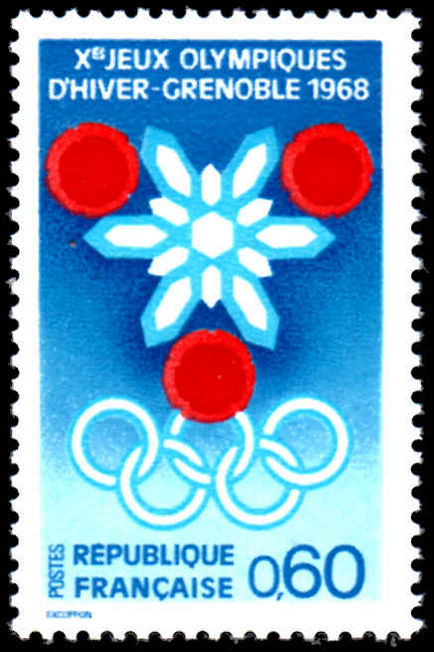 France 1967 Winter Olympic Games unmounted mint.