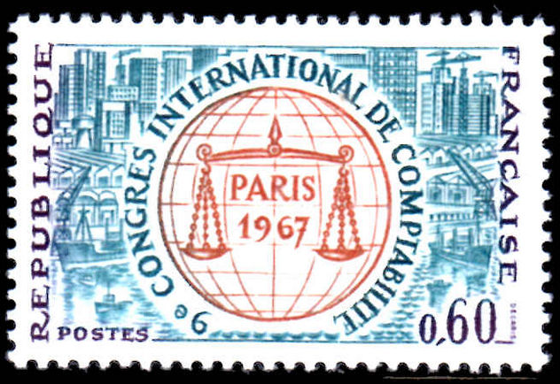 France 1967 Accountancy Congress unmounted mint.