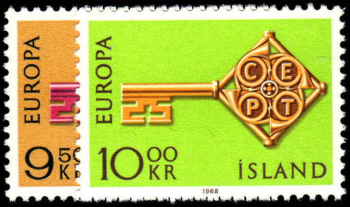 Iceland 1968 Europa unmounted mint.