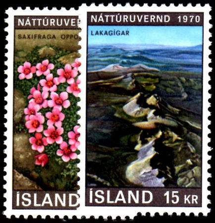 Iceland 1970 Nature Conservation unmounted mint.
