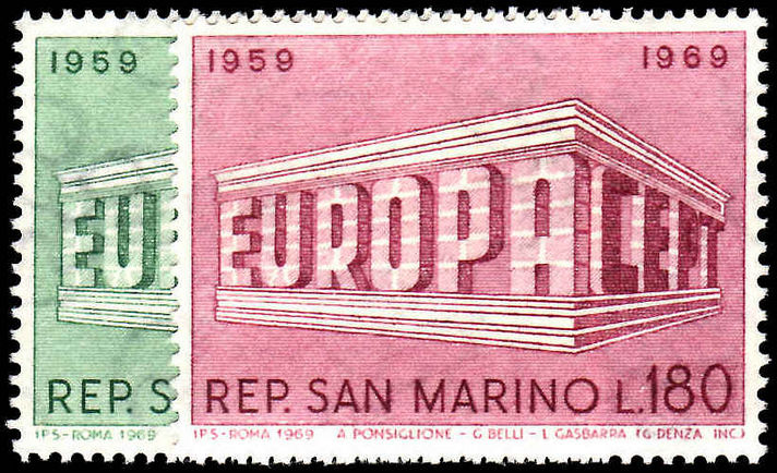 San Marino 1969 Europa unmounted mint.